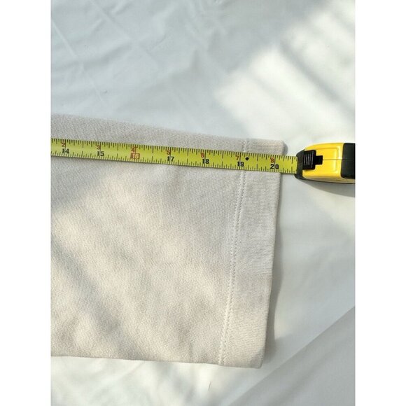 Dynamite Long Sleeve Crop Sweater Ivory Half Zip 100% Cotton & Terry Inside XS - Picture 6 of 11